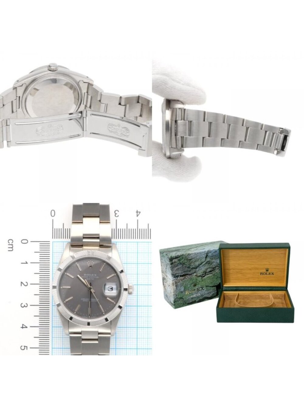 Rolex Date Oyster Perpetual Watch Stainless Steel Automatic Winding Overhauled - Picture 9 of 10